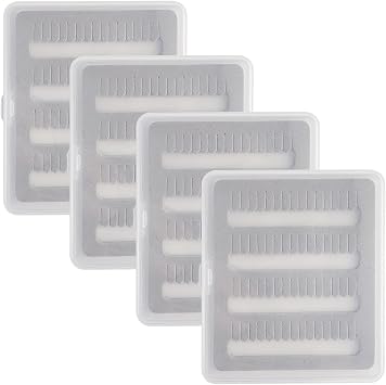 Aventik Fly Fishing Flies Storage Fly Box 4PC H24XSA