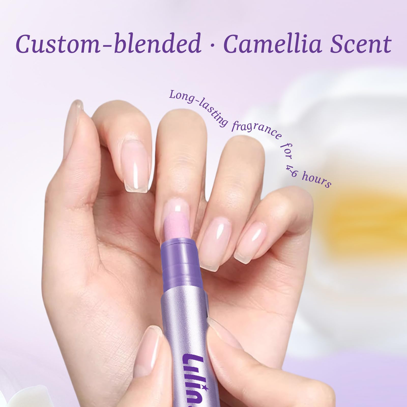 1 Stylo de Soin pour les Ongles, Huile pour Cuticules à la Camélia, Hydrate, Répare et Fortifie, Parfum Doux et Persistant, Facile à Emporter, Idéal pour les Amateurs de Manucure