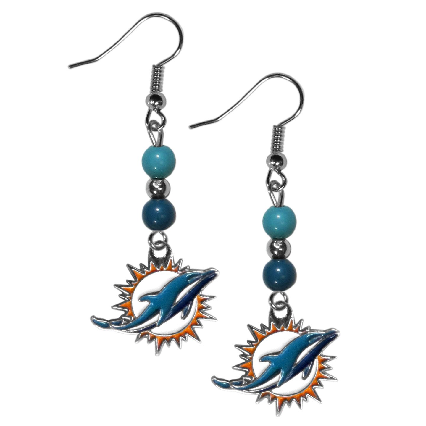 NFL Fan Bead Dangle Earrings