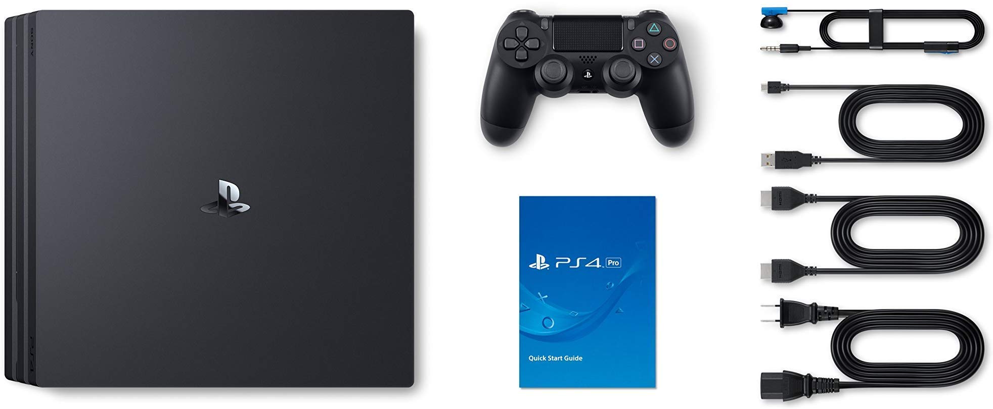 Sony PlayStation 4 Pro 本体 赤黒コントローラー付き