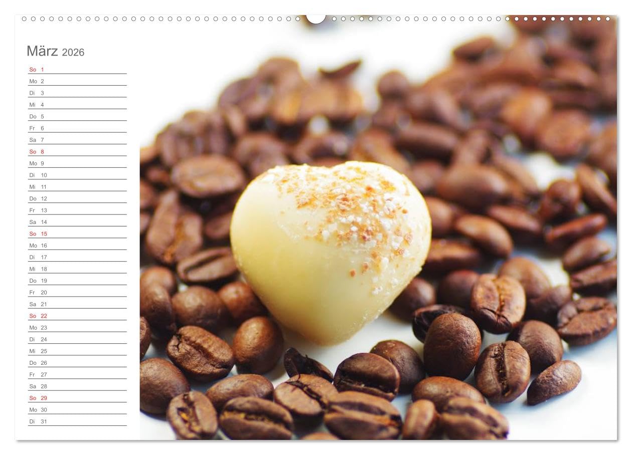 Kaffee-Pause Terminkalender (hochwertiger Premium Wandkalender 2026 DIN A2 quer), Kunstdruck in Hochglanz: Kaffee Pause, das ist der Moment, einen ... und Kraft zu sammeln. (CALVENDO Lifestyle)