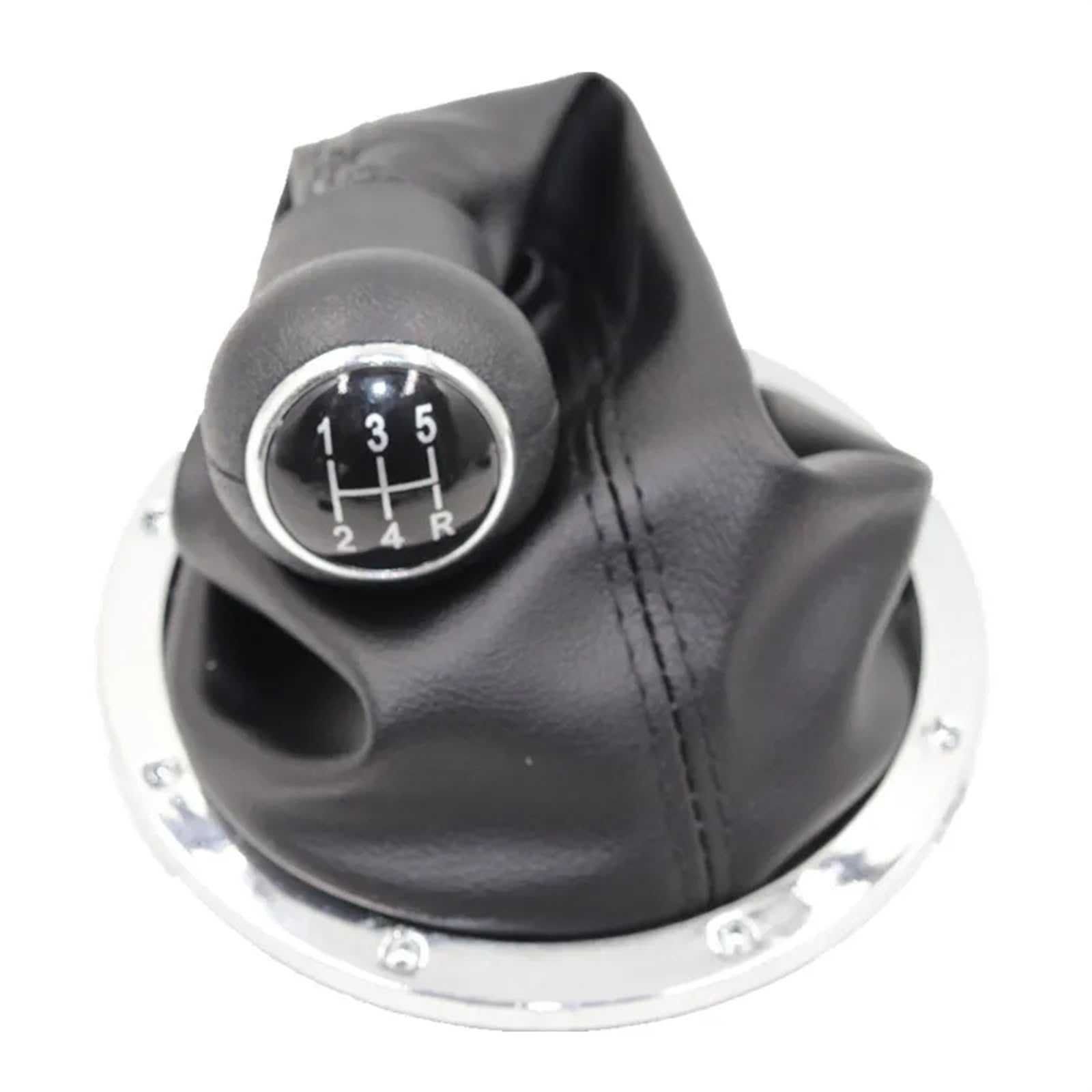 Tkxvcejv 12345R Type 3 Car Gear Shift Stick Knob For Vw For Gol For Pointer For Saveiro For Parati 2004-2010 Gear Shift Knob Lever Shifter Gaiter Boot(12345R Type 3)