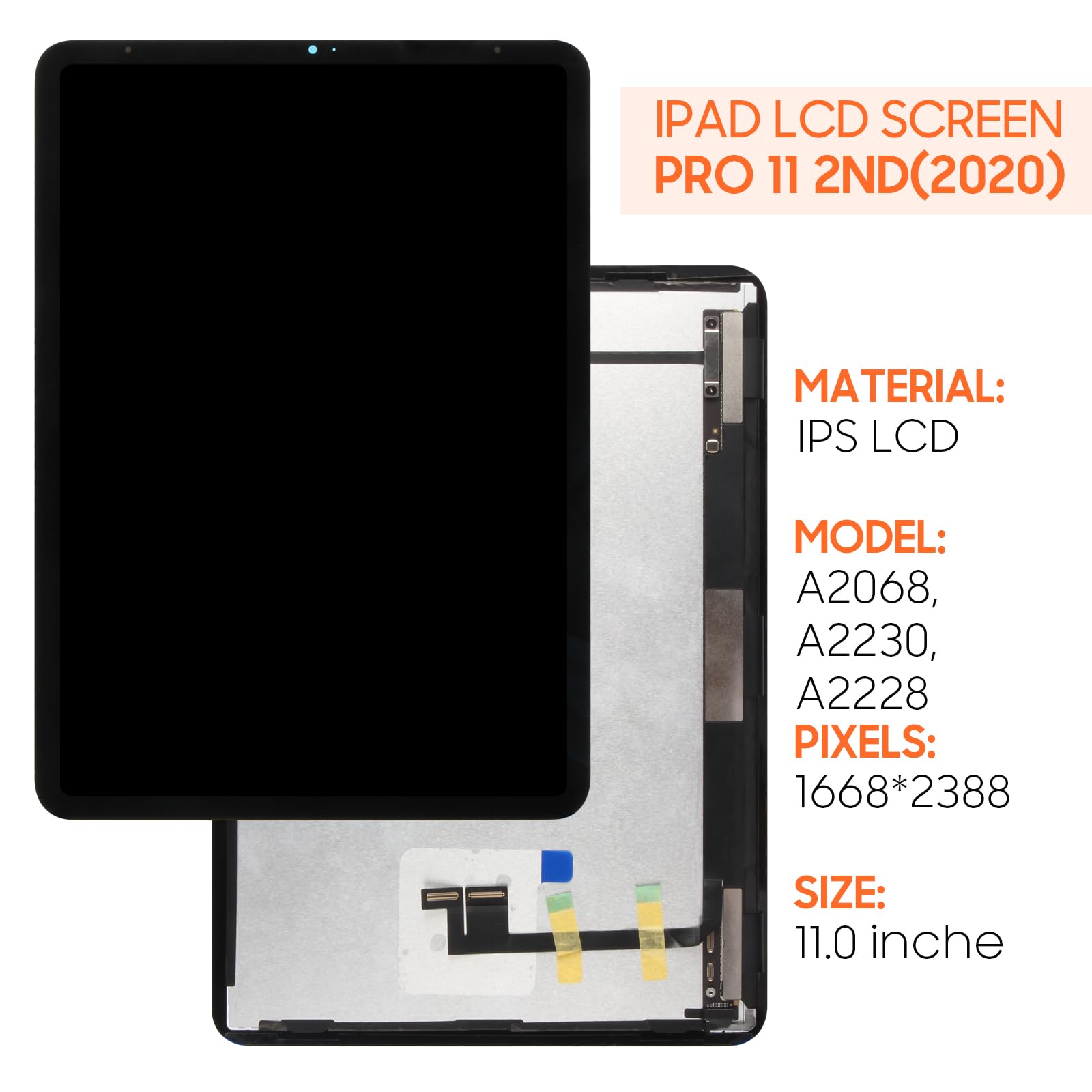 Amazon.co.jp: A-MIND For iPad Pro 11 2nd 2020 液晶パネル 画面交換