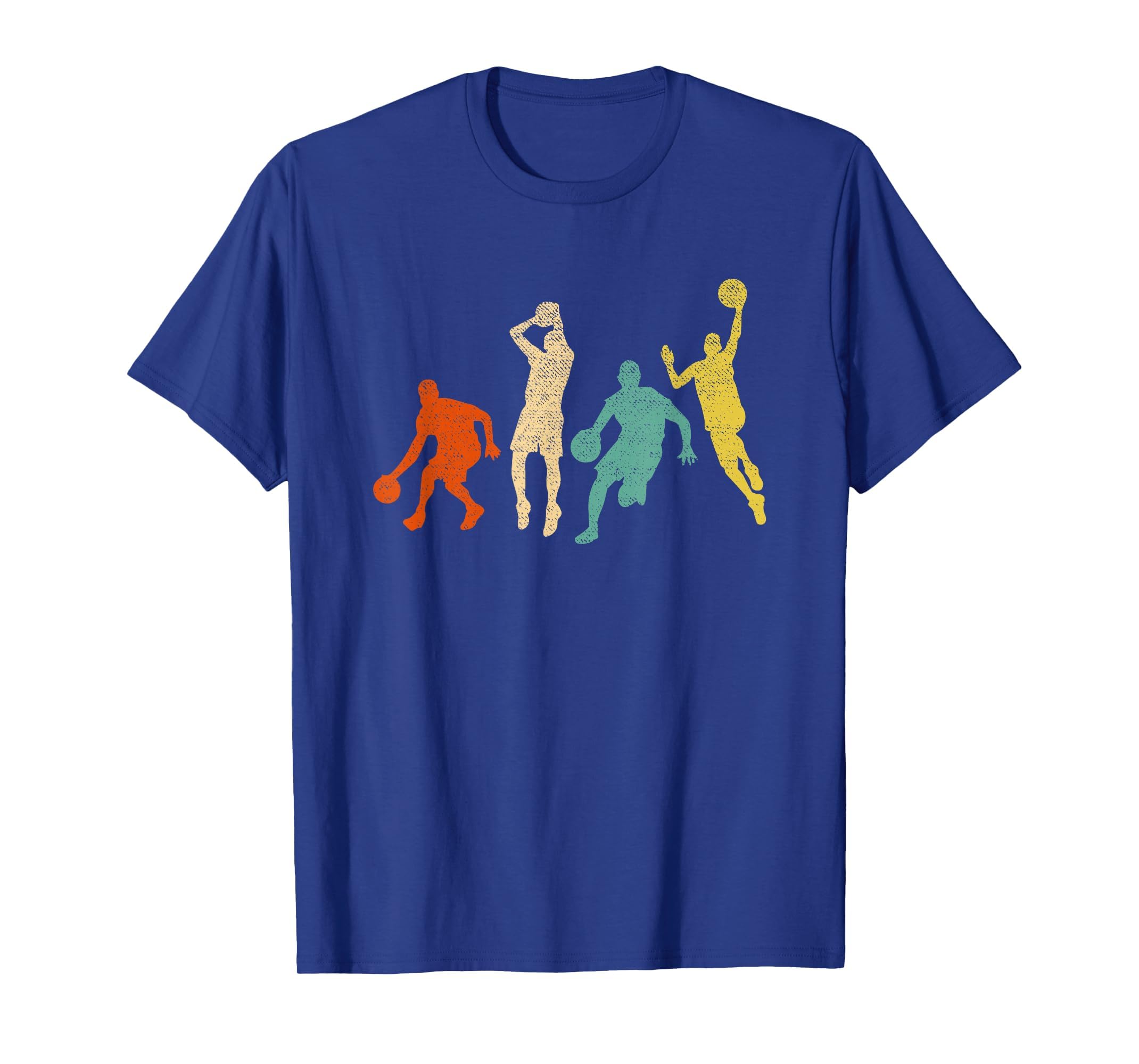 Vintage Basketball Ball Graphic Design Basketball Fan Player T-Shirt