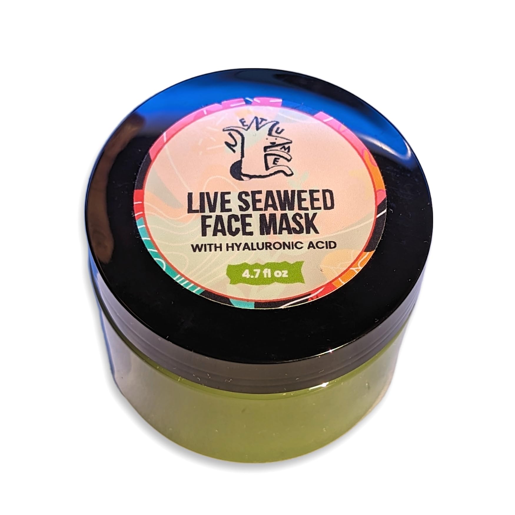 Live Seaweed Anti-Aging Face Mask, Unisex. Made in NYC. Rejuvenation, reduces wrinkles, lifting effect, deeply moisturizing, nourishing, and reduces inflammation.