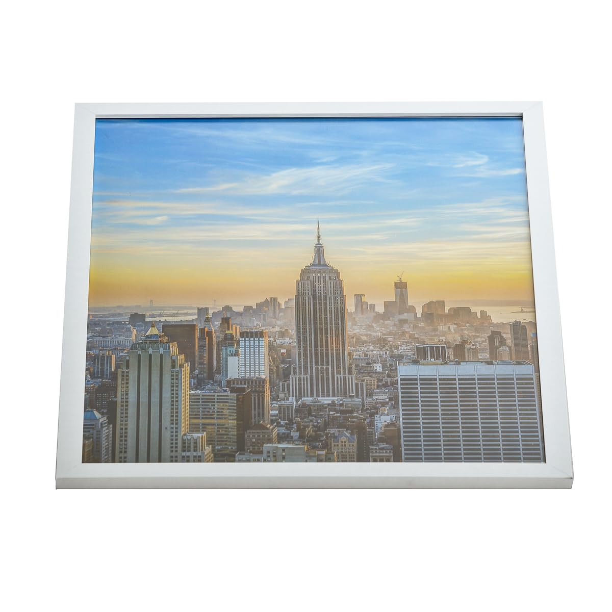 Frame Amo White 20x26 Picture or Poster Frame, 1 inch Wide Border, Smooth Finish, Acrylic Front