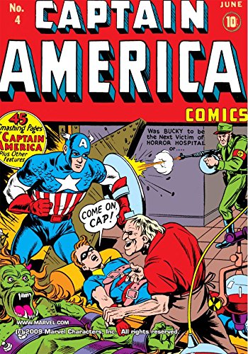 captain america by jack kirby - Captain America Comics (1941-1950) #4