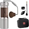 Brand Selected by the Two-Time Consecutive WBC World Champion 1Zpresso K-Ultra Manual Coffee Mill, Portable Silver Case Included, Easy to Clean, Foldable Grinder, Stainless Steel Burrs, External