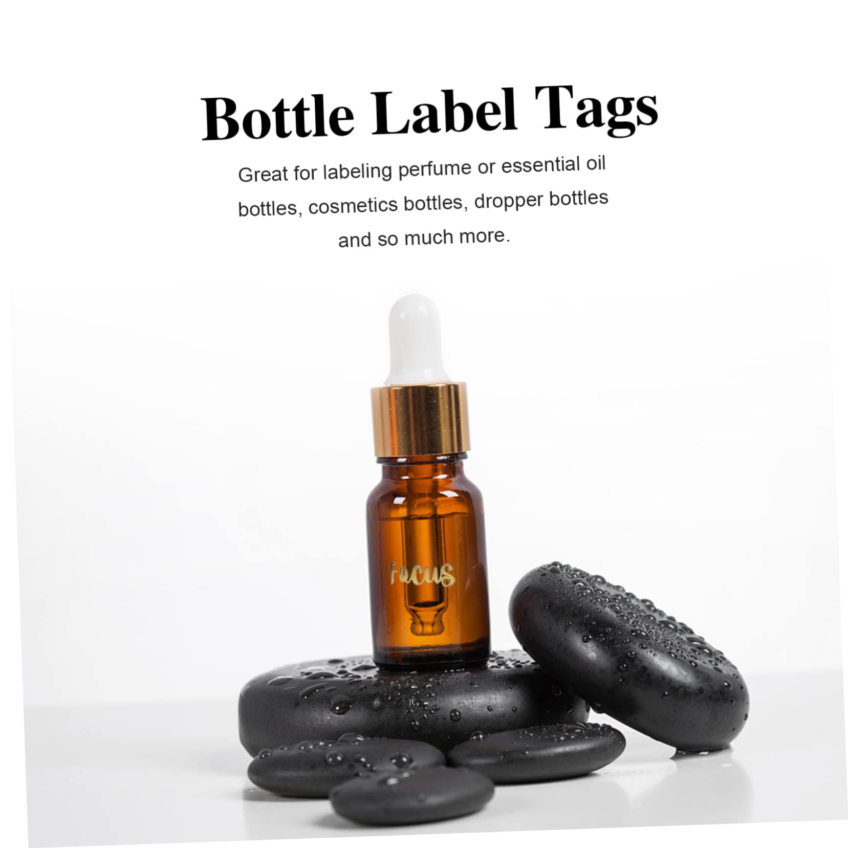 NUOBESTY 36fogli Etichette Adesive Per Bottiglie Di Cosmetici e Oli Essenziali Confezione Da Impermeabili e Facili Da Applicare Per Identificare Profumi e Prodotti Cosmetici