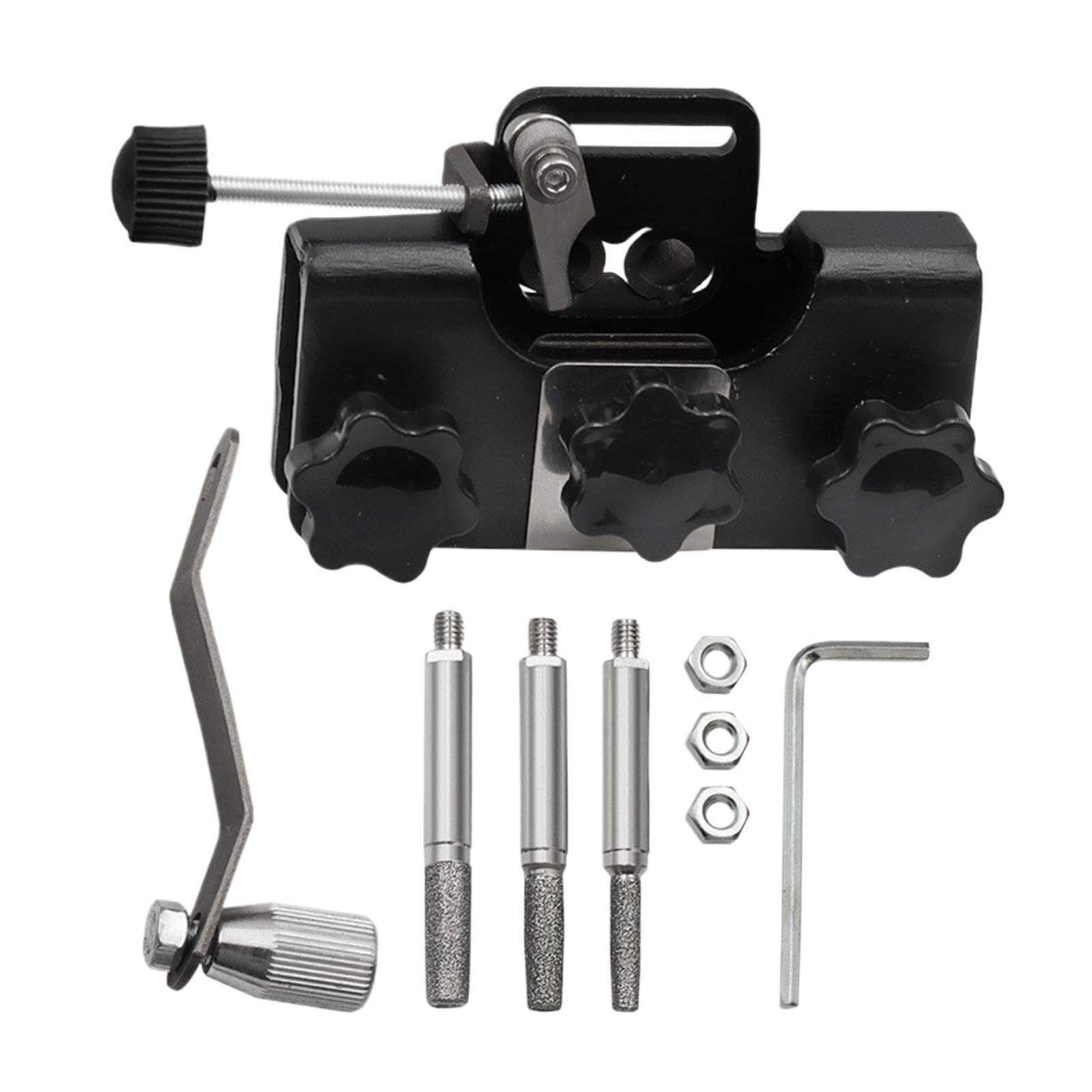 Afilador de cadena de motosierra manual con plantilla para afilar madera