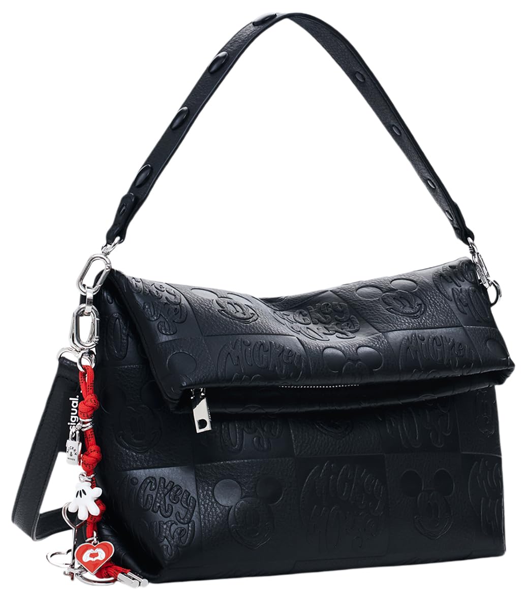 Desigual Women's Noir Handbag All Mickey Loverty 4.0