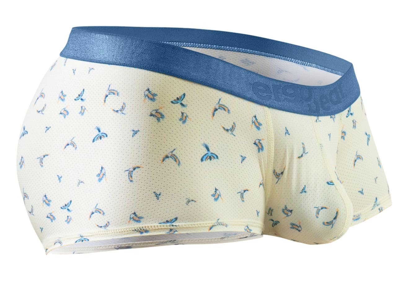 Ergowear Men's Vanilla Birds Underwear, Slk Se - Vanilla Boxer Briefs, Size S, Pack Of 1