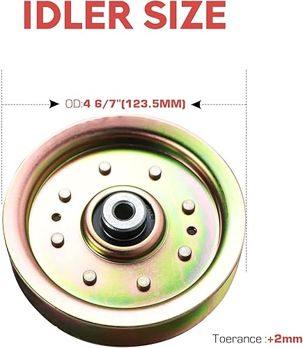 Miniatura 4 de Kit de reconstrucción de cubierta de cortacésped de 50 pulgadas para LTX1050KH LTX1050VT SLTX1050, 3 husillos 618-04825 618-05016 918-04825/3