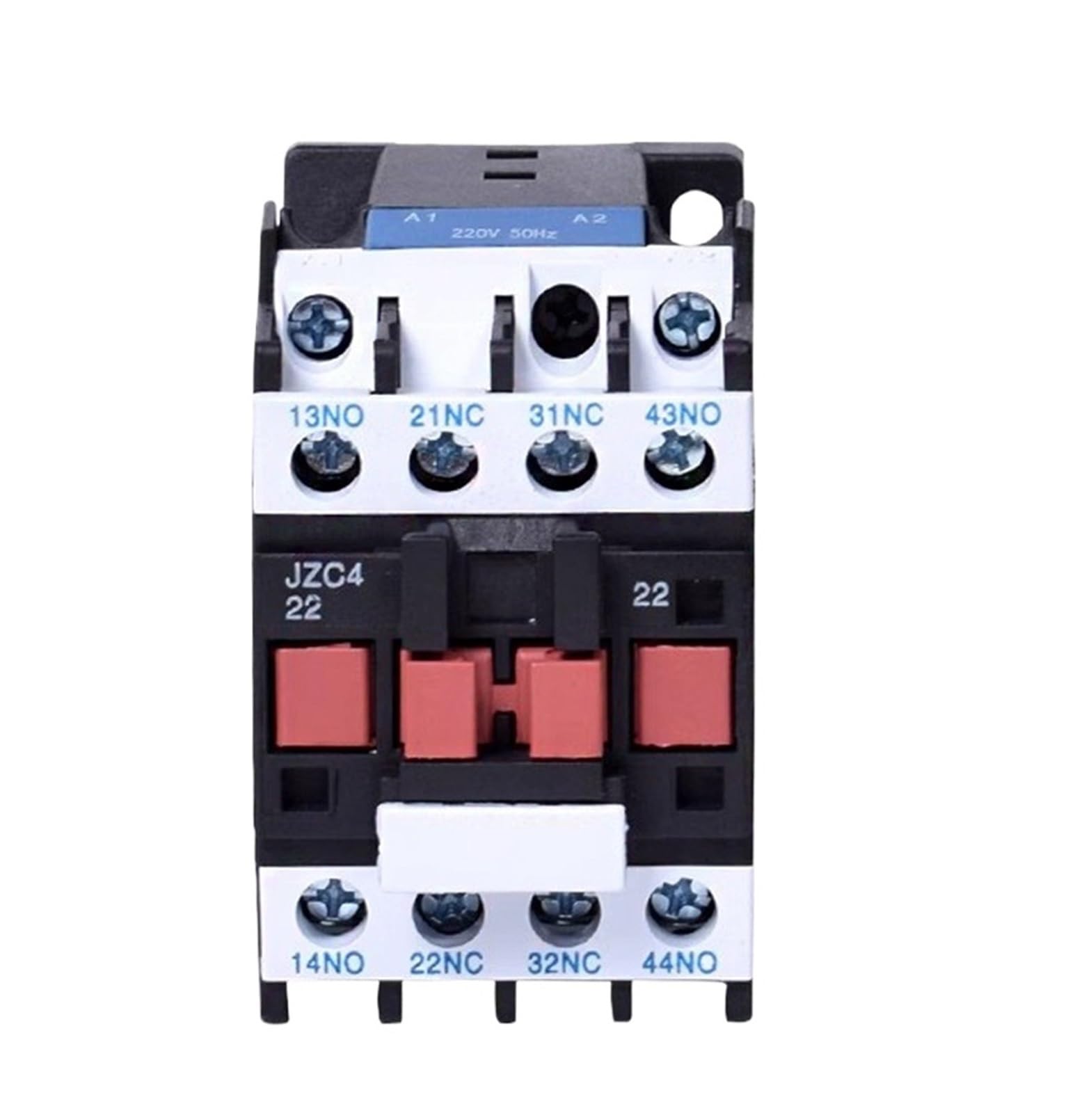 RCGKNNMUZ JZC4-22 380V AC220V 110V 36V 24V 50/60Hz Coil 20A 3P Three Pole 2NO 2NC AC Contactor 1Pcs(AC 36V)