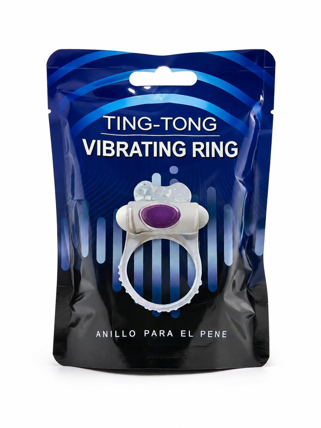 Ting-Tong Vibrating Ring | Soft Silicone Material | Rechargeable Design | Compact Lightweight Construction | Flexible Fit | Waterproof Wellness Accessory-image-5