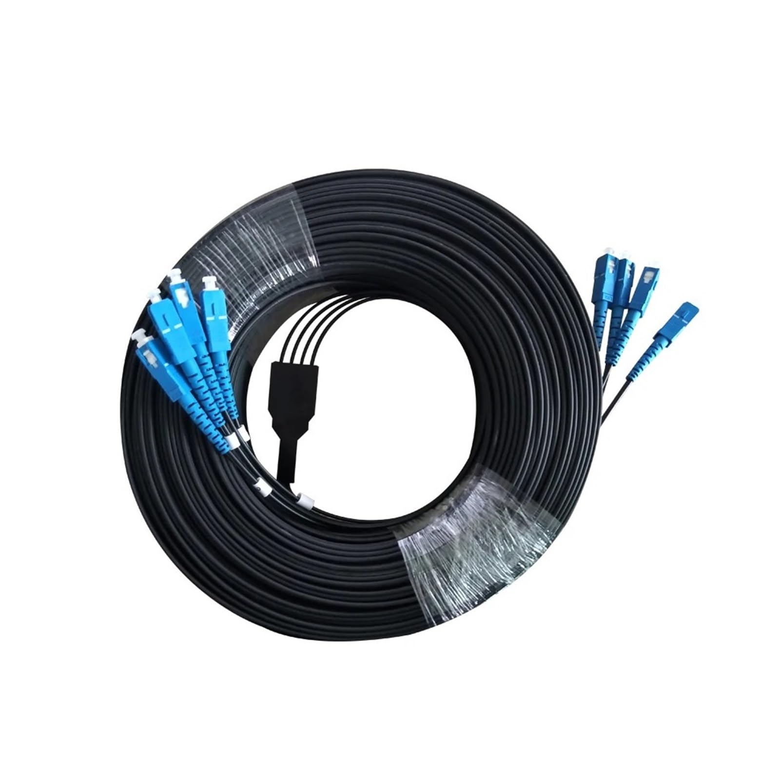 Câble fibre optique extérieur FTTH 80m résout les pertes de débit SC UPC - 3