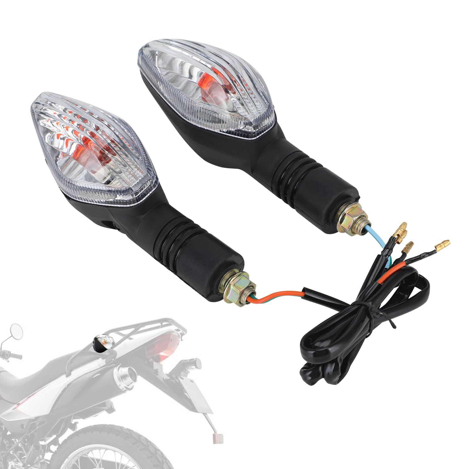 Amazon.com: IUVWISN Motorcycle Rear Turn Signal Indicator Lamp
