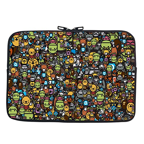 Image of TheSkinMantra Chain Laptop Sleeve Bag Compatible with Laptop /Macbooks /Chrombook /Notebook /Zbook (11.6 Inch (Chain), Manions)