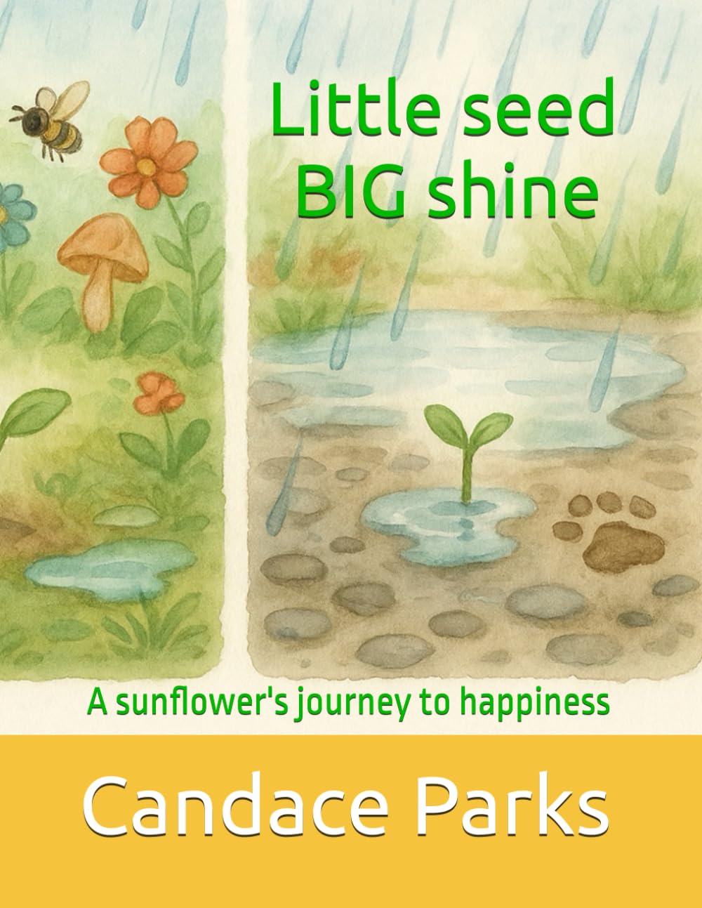 Little seed BIG shine: A sunflower's journey to happiness