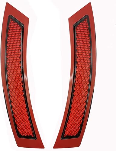 GSRECY 2 unids para BMW E92 E93 3 Series 2DR 2007-2013 frente lateral marca Fender parachoques reflector (lente roja)