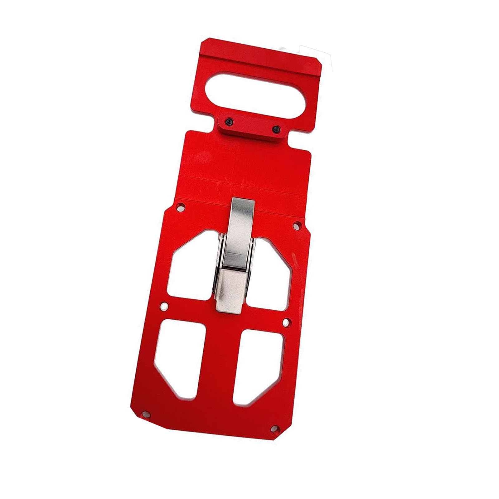 Hsioluted Red Portable Aluminum Positioning Plate For Track Chainsaws Multiple Angles Tool Produced For Woodworking And Construction Aluminum Guide