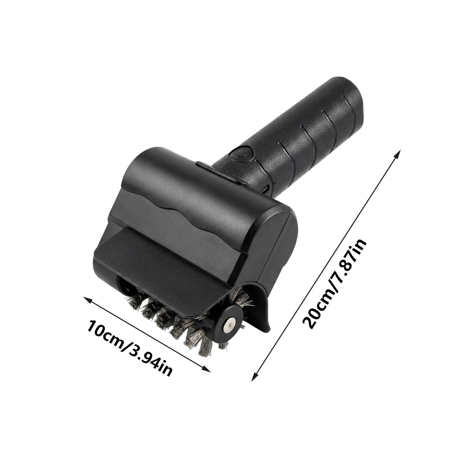 Spazzola elettrica per barbecue, ricaricabile, senza fili, girevole | Spazzola detergente per barbecue all'aperto, campeggio, cucina, patio, giardino, parco, viaggi, spiaggia