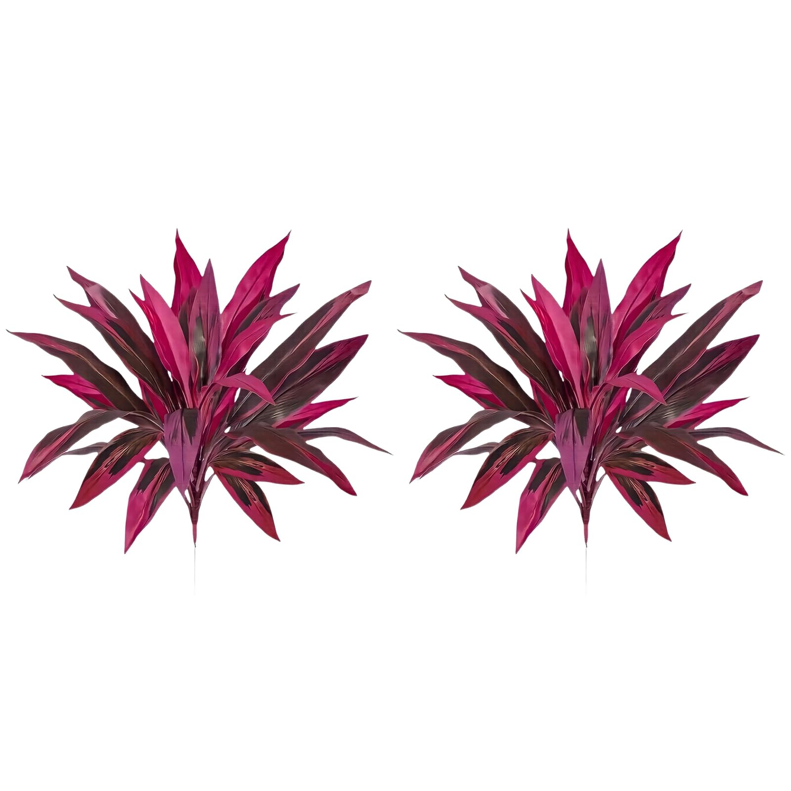 Whoasyst 18 Branches Realistic Artificial Dracaena Plant with Bendable Stems for Home Offices Decoration Indoor and Outdoor Use Home Deck Fraudulent Bushes