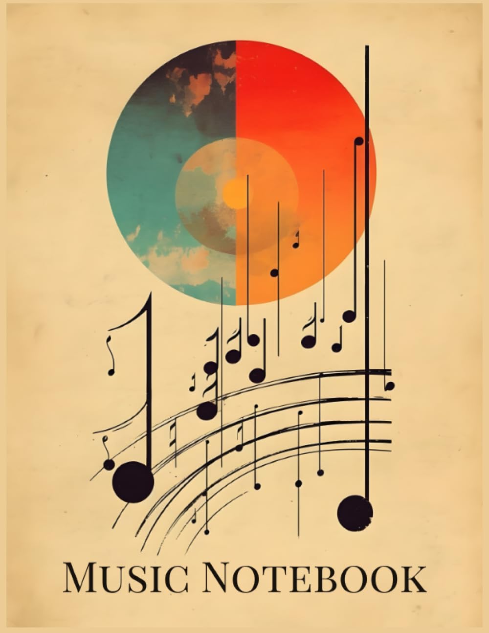 Music Manuscript book for composers: 12-Stave Blank Sheet Music Notebook with 110 Pages for Musicians and Composers: Music Manuscript Paper, Blank ... for beginners and experienced musicians