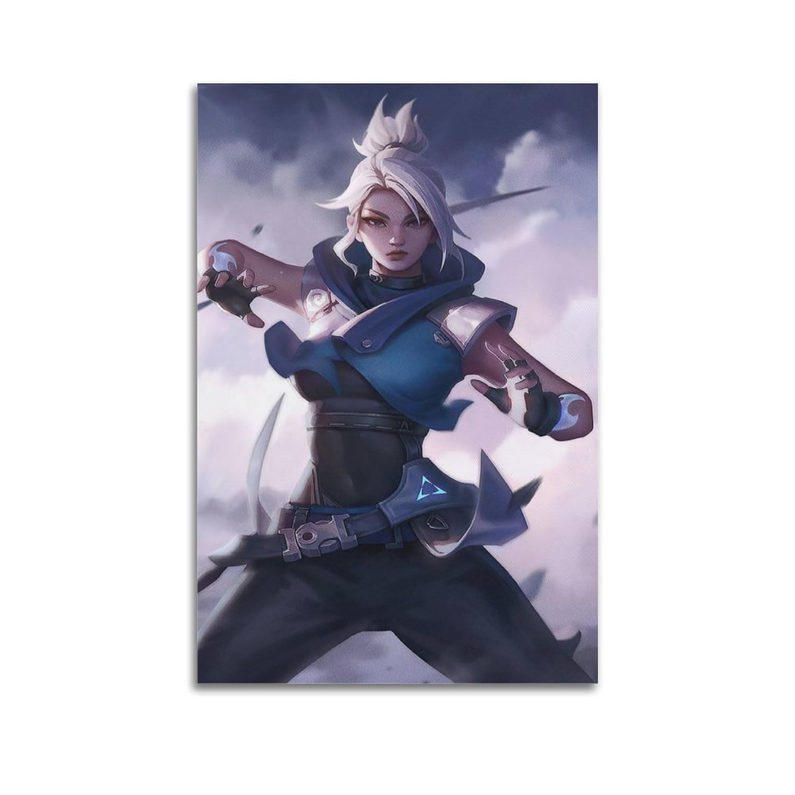 Poster De Game Art Cool Sur Toile Valorant Jett Pour Décoration De