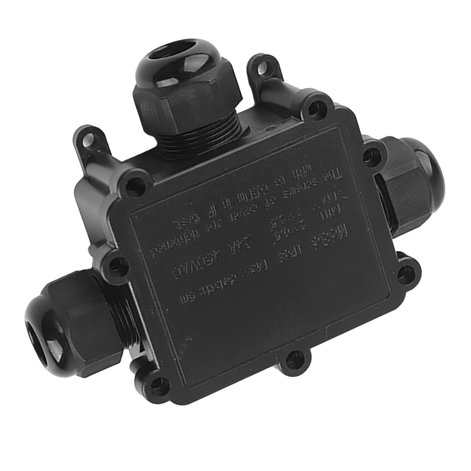 Boîte de Jonction IP68 M686 pour une Utilisation Extérieure - Boîte à Bornes électriques à 3 Voies et Connecteur de Câble d'atterrissage pour les Applications d'éclairage Extérieur, (T)