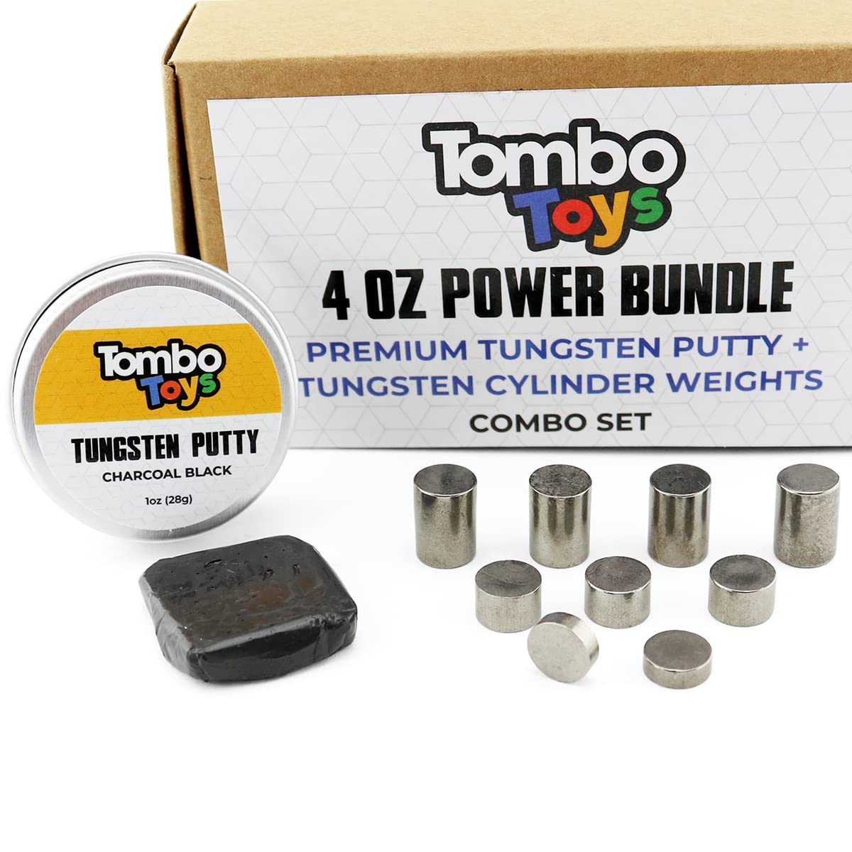 Tombo ToysPinewood Car Derby Weights Tungsten (4 Oz Bundle)