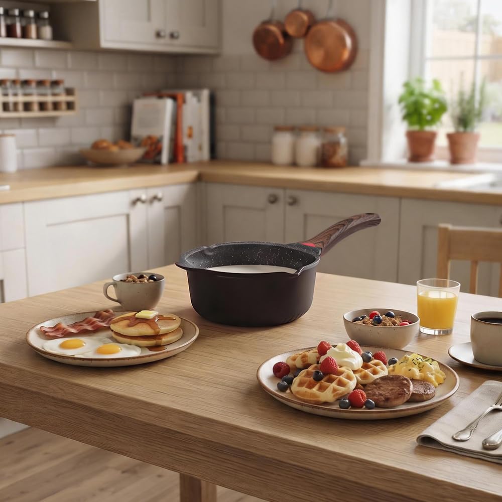 Vinchef 4QT Nonstick Saucepan with Lid -6