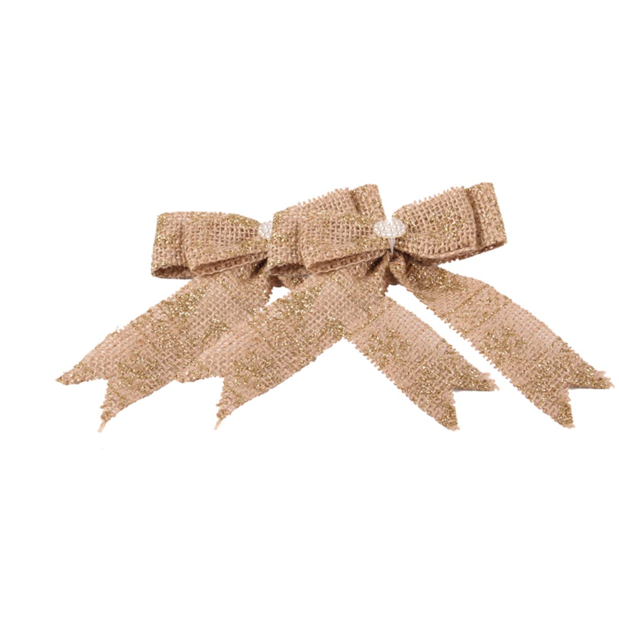 Gatuida Lot De 3 Nœuds Décoratifs en Toile De Jute pour Projets Paniers Décoration De Voiture De Mariage 12 Pièces X 3