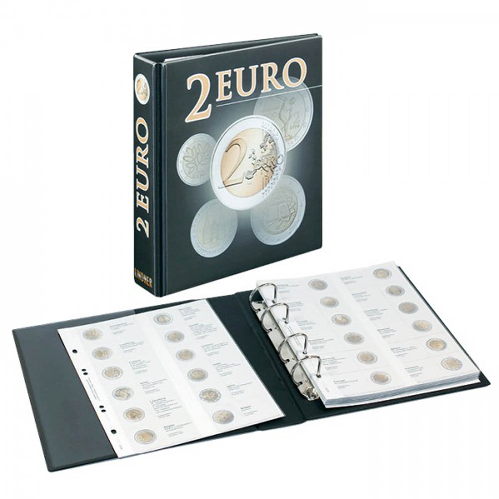 PUBLICA M album z nadrukiem, 2 monety euro [Lindner 3535M2]