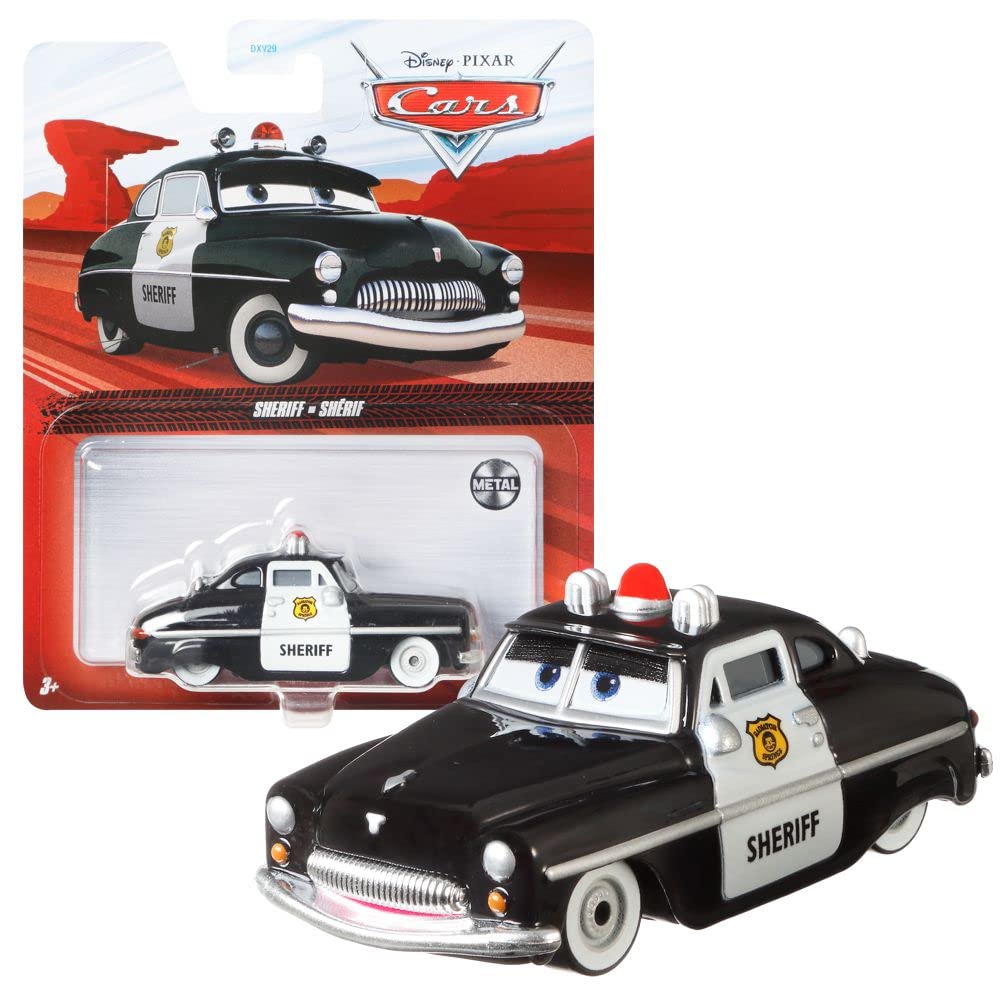 Mattel Selection Vehicles Racing Style | Disney Cars | The Cast 1:55 Car, Disney Cars Cars: FSC Sheriff