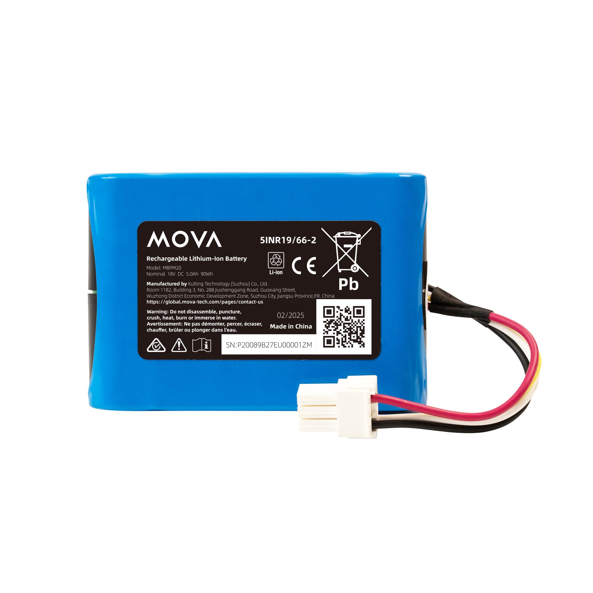 Mova Batteria Sostitutiva 5 mAh di Ricambio per tagliaerba Robot M600/ M600Kit/ M1000