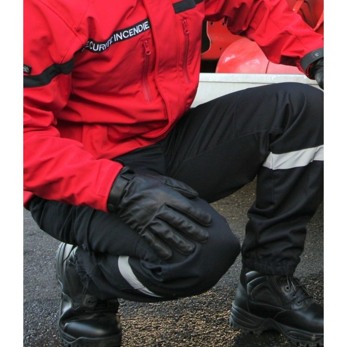 City Guard Pantalon Sécurité Noir Bandes rétro-réfléchissantes