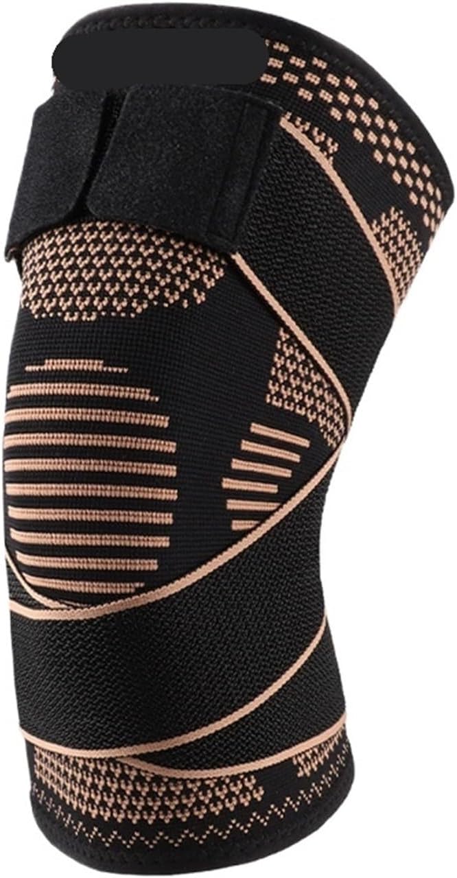 2Pcs Sports Strap Knee Pads Non-Slip Knitted Nylon Fitness Jump Rope Basketball Running Gear Men Women for Volleyball Football Dance Yoga Tennis Running