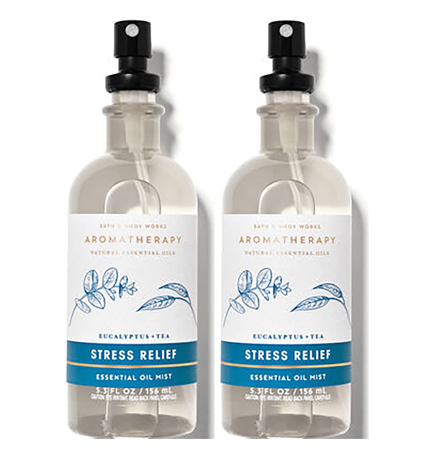 Bath & Body WorksAromatherapy Pillow Mist, 5.3 Fl Oz, 2-Pack (Eucalyptus + Tea)