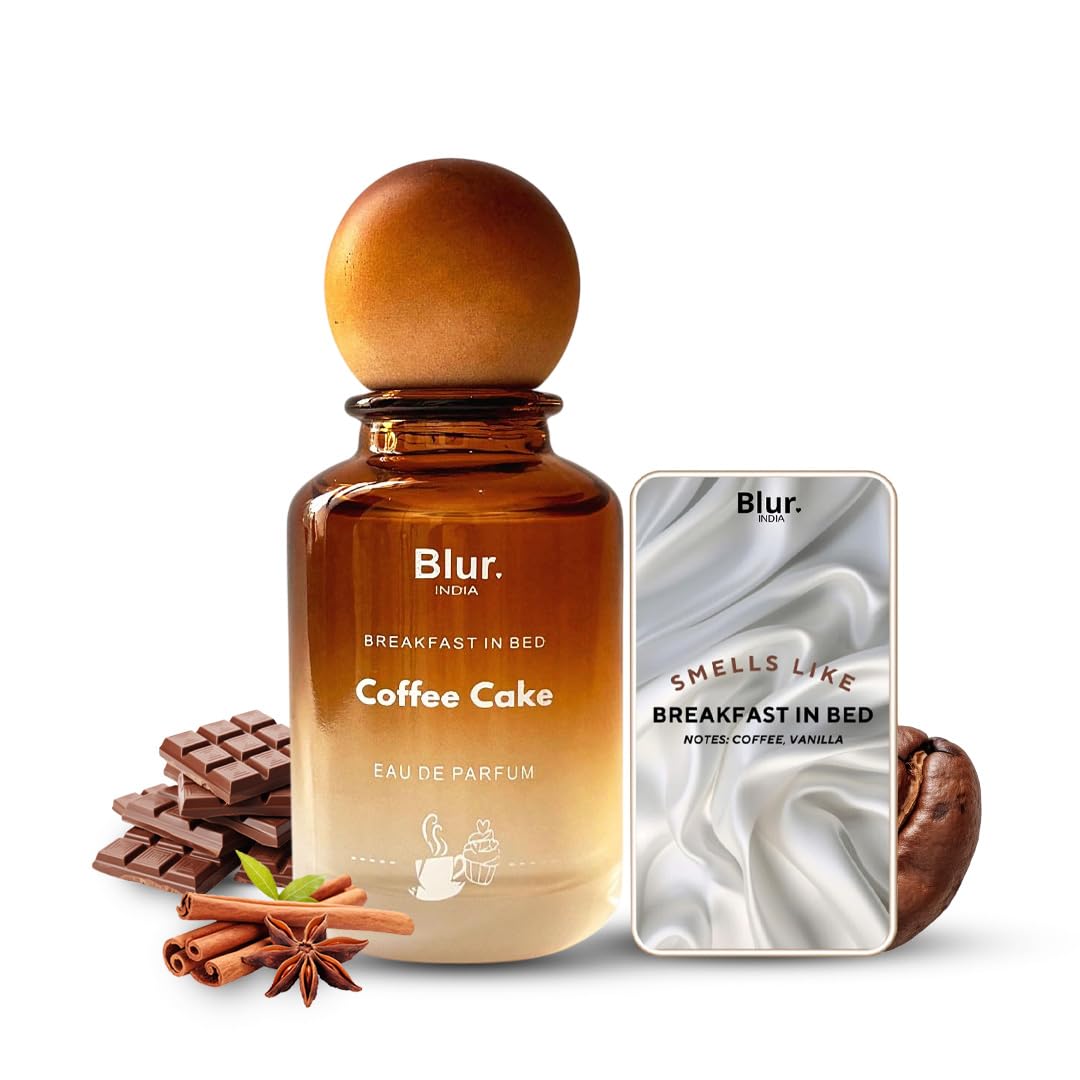 Blur India Fragrance Layering Combo - Coffee Cake EDP & Breakfast in Bed Solid Perfume | Long Lasting Perfumes with Dessert-Inspired Notes-image-40