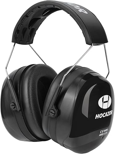 Miniatura 8 de HZ012 NRR Orejeras de seguridad de 28dB, protección auditiva pasiva de espacio auditivo profundo Proetctors de oído duraderos, para carpintería,