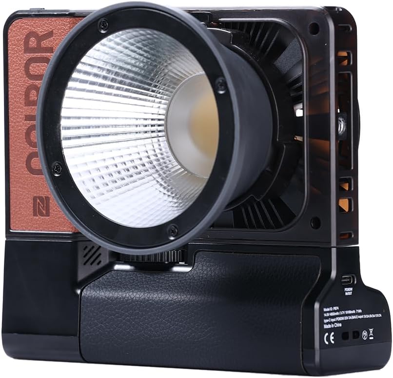 Colbor W100R KIT RGB Led Video Light Bi-Color with Battery,100w Power Built-in NFC,with Barndoor, Honeycomb Grids,Softboxes for Video,Phtography,Youtubers,Live-Streamers