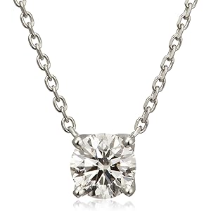 Amazon | [ヨンドシー] 公式 ダイヤモンド 約0.3ct 鑑定カード付 一粒 