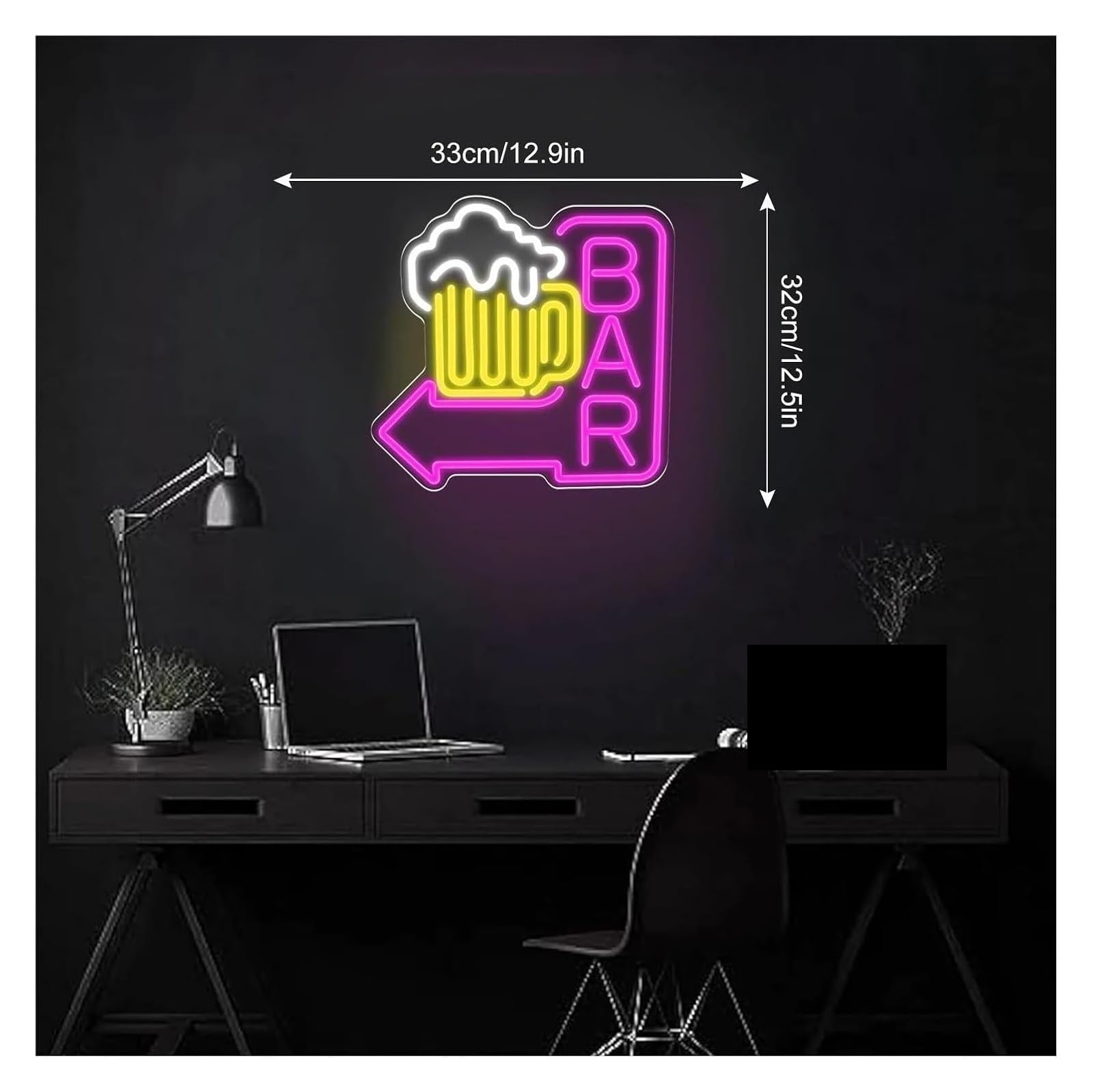 Luci al neon Decorazione luminosa al neon per birreria insegna a LED per decorazioni murali per locali notturni negozi