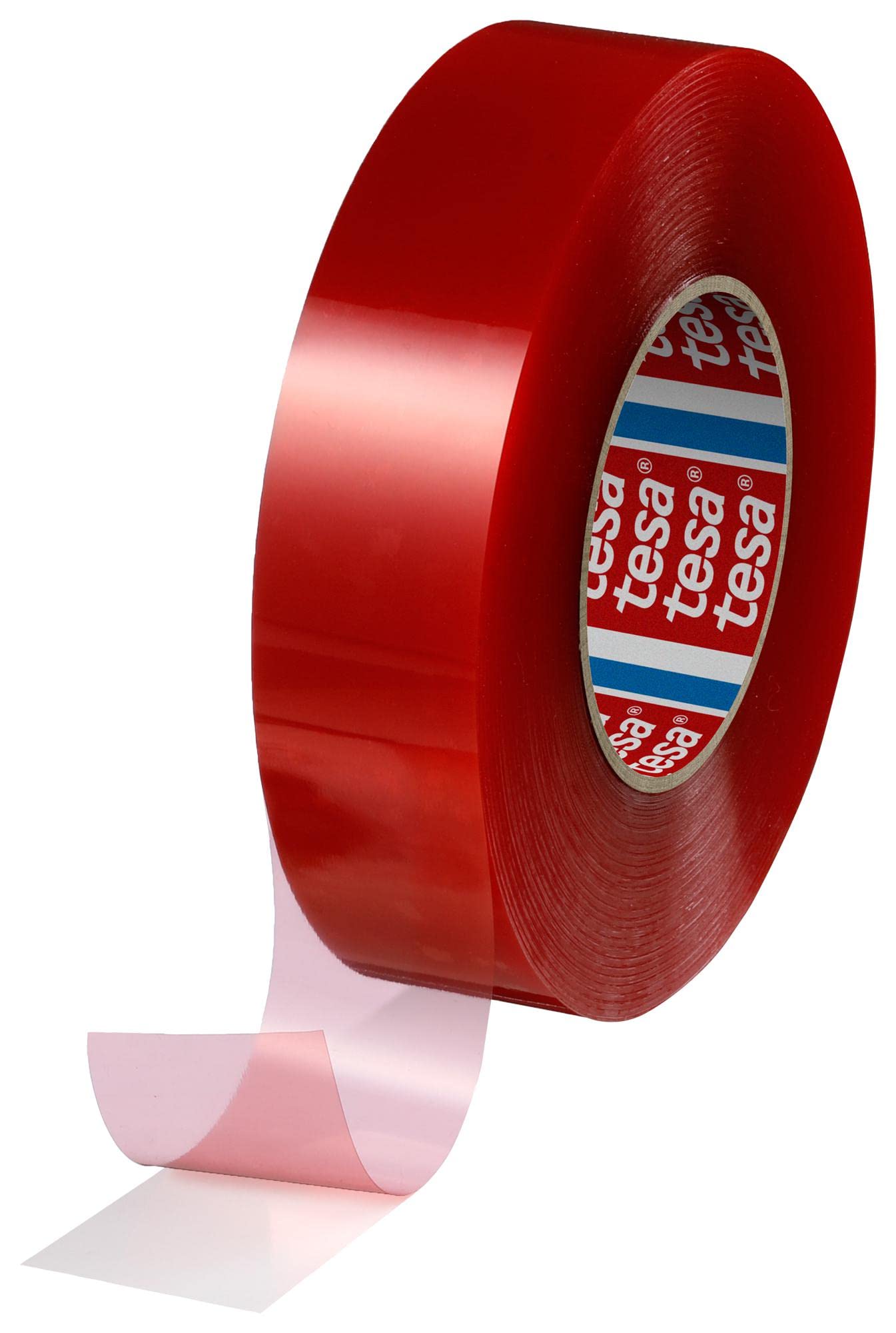Doppelseitiges Klebeband, PET-Folie, 50 m x 38 mm, doppelseitiges Schaumstoffband, 1 Stück, 04965-00180-00