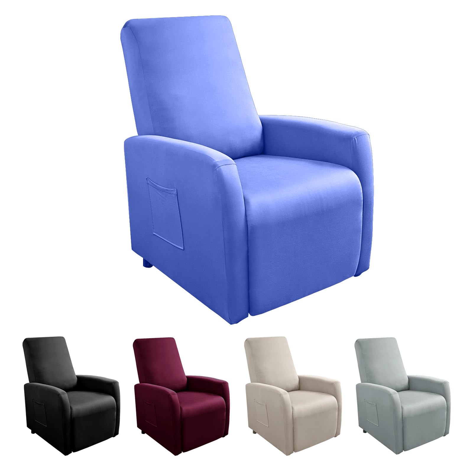 Funda elástica impermeable para sillón relax que soluciona el desgaste del tapizado