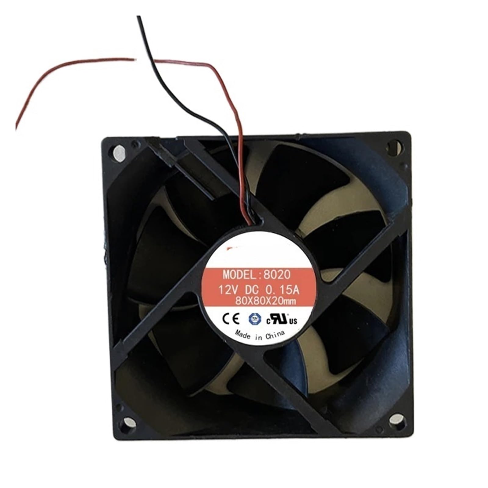 TSCFHGQI 8020 80x80x20mm DC 12V, 0.15A cooling fan