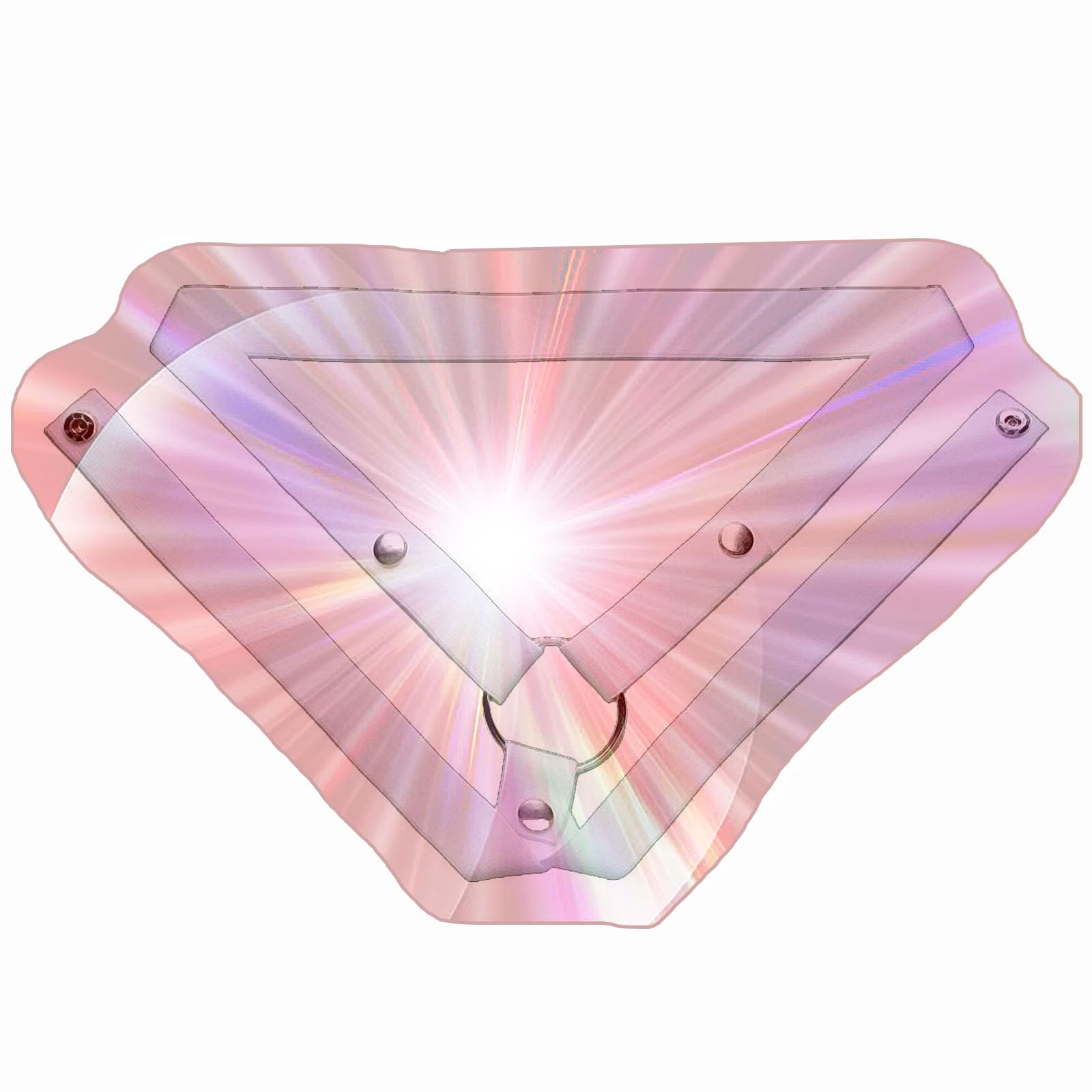 Adjustable Anti-Shedding Belt for Male Cage, Special Auxiliary Straps for Male Protection Cage -USHA29 (White, Three-Way)