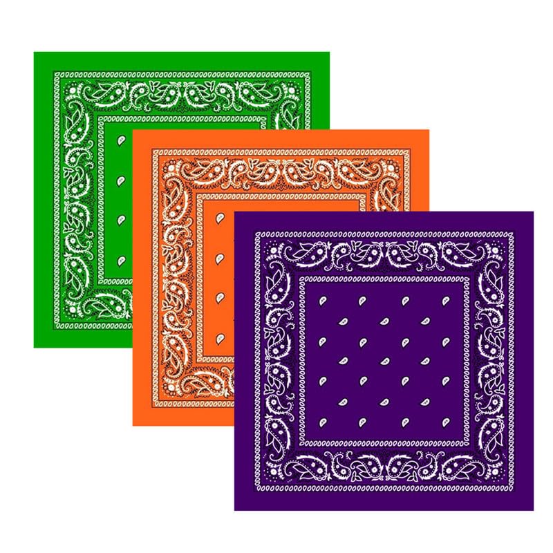 Unisex Cotton Bandana/Head Wrap/Wristband/Face Cover/Handkerchief For Men And Women (50CM X 50CM_Pack of 3)-picture-52