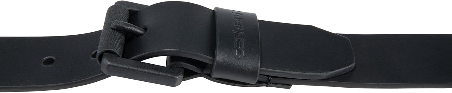 Carhartt Men's Casual Top Grain Bridle Leather Belts, W/Antique Nickel and Knurled Roller Buckle - Image 5